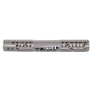 AR .308 Cal Trump Series 15 M-LOK Handguard with Picatinny Rail in Matte Gray.