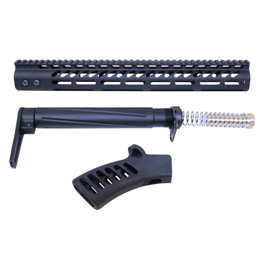 AR-15 Compliant Ultra Furniture Set (Anodized Black) (NY/CA Compliant)