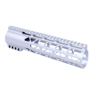 10" AIR-LOK Series M-LOK Compression Free Floating Handguard With Monolithic Top Rail (.308 Cal) (Anodized Clear)