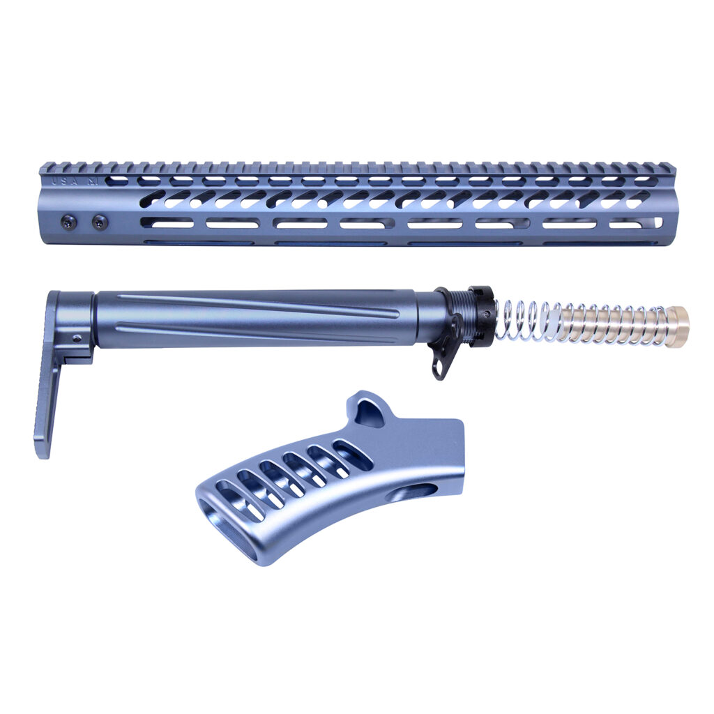 AR-15 Compliant Ultra Furniture Set (Anodized Grey) (NY/CA Compliant)