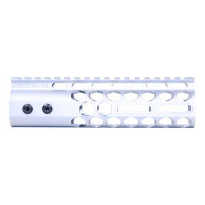 7" Air Lite Series 'Honeycomb' M-LOK Free Floating Handguard With Monolithic Top Rail (Anodized Clear)