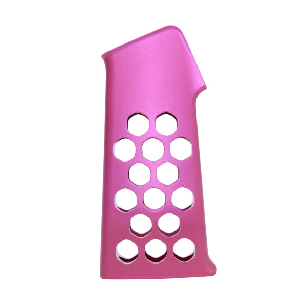 Airlite Series Skeletonized Aluminum Pistol Grip (Anodized Pink) - Image 1