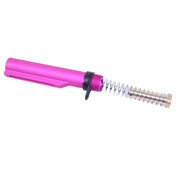 AR-15 Mil-Spec Buffer Tube Set (Anodized Pink)