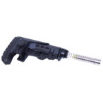 Guntec USA GT-MPM-R-9 AR 9mm adjustable tactical rifle stock with cheek riser.