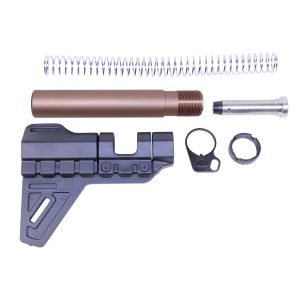 AR-15 Micro Breach Pistol Brace Kit (Anodized Bronze)