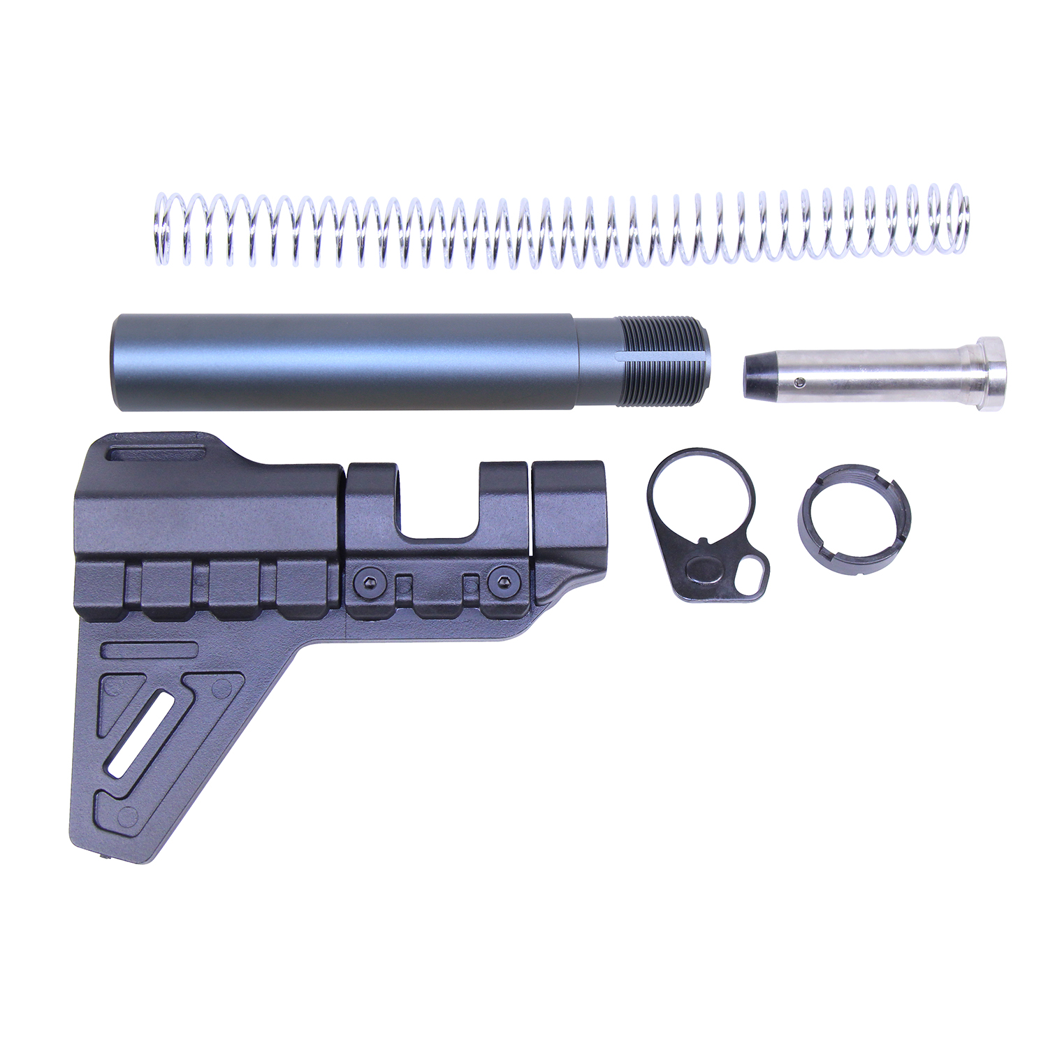 AR-15 Micro Breach Pistol Brace Kit (Anodized Grey)