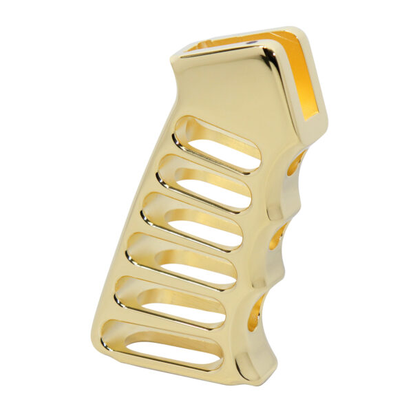 Ultralight Series Skeletonized Aluminum Pistol Grip (Gold Plated)