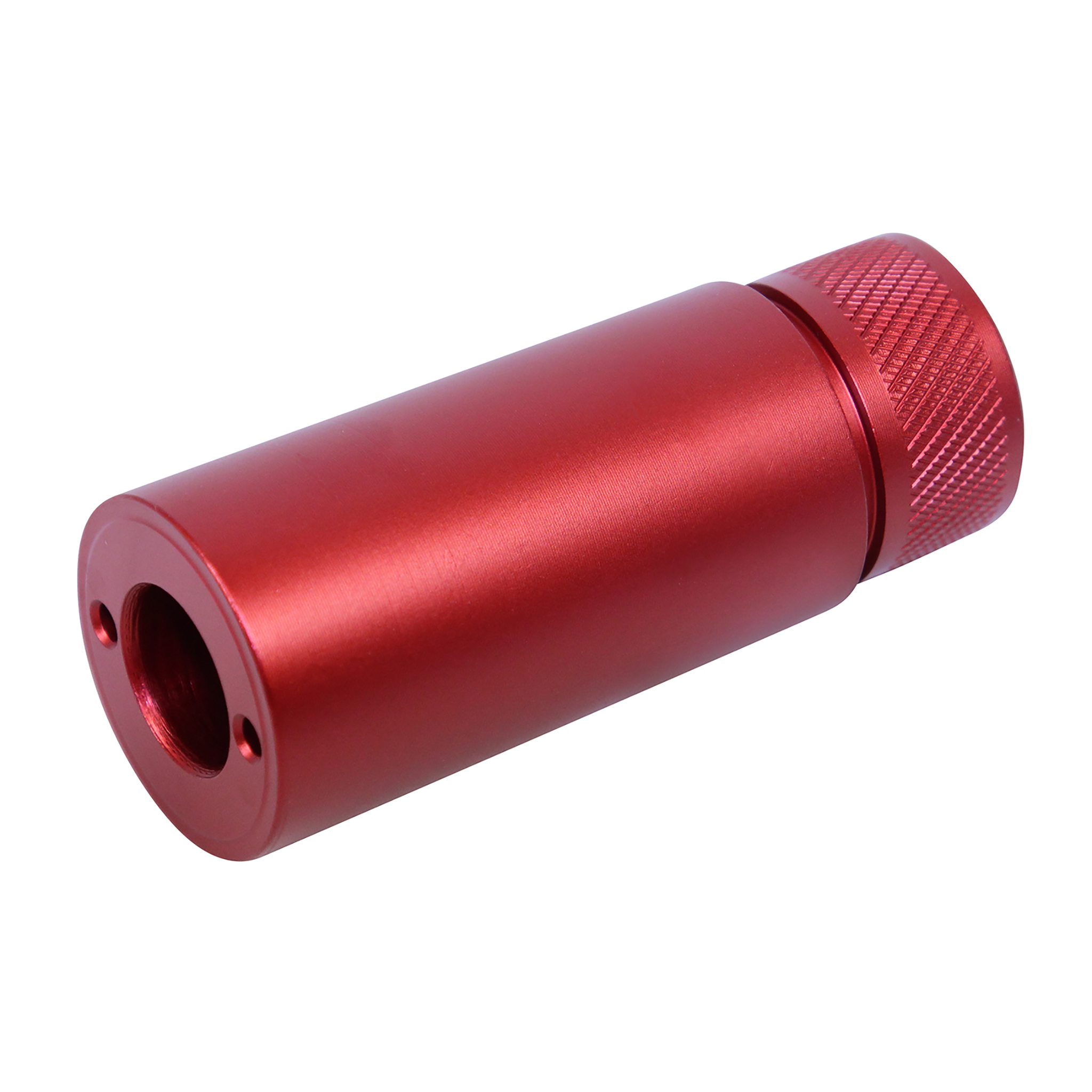 308-caliber-3-inch-fake-suppressor-anodized-red AR-10 .308 Cal 3.0'' Fake Suppressor (Anodized Red) - Image 1