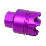 AR-15 Mini 'Trident' Flash Can With Glass Breaker (9mm) (Anodized Purple)