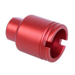AR 9mm Stubby Slim Compact Flash Can (Anodized Red)