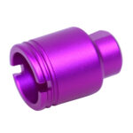 AR .308 Cal Stubby Slim Compact Flash Can (Anodized Purple)