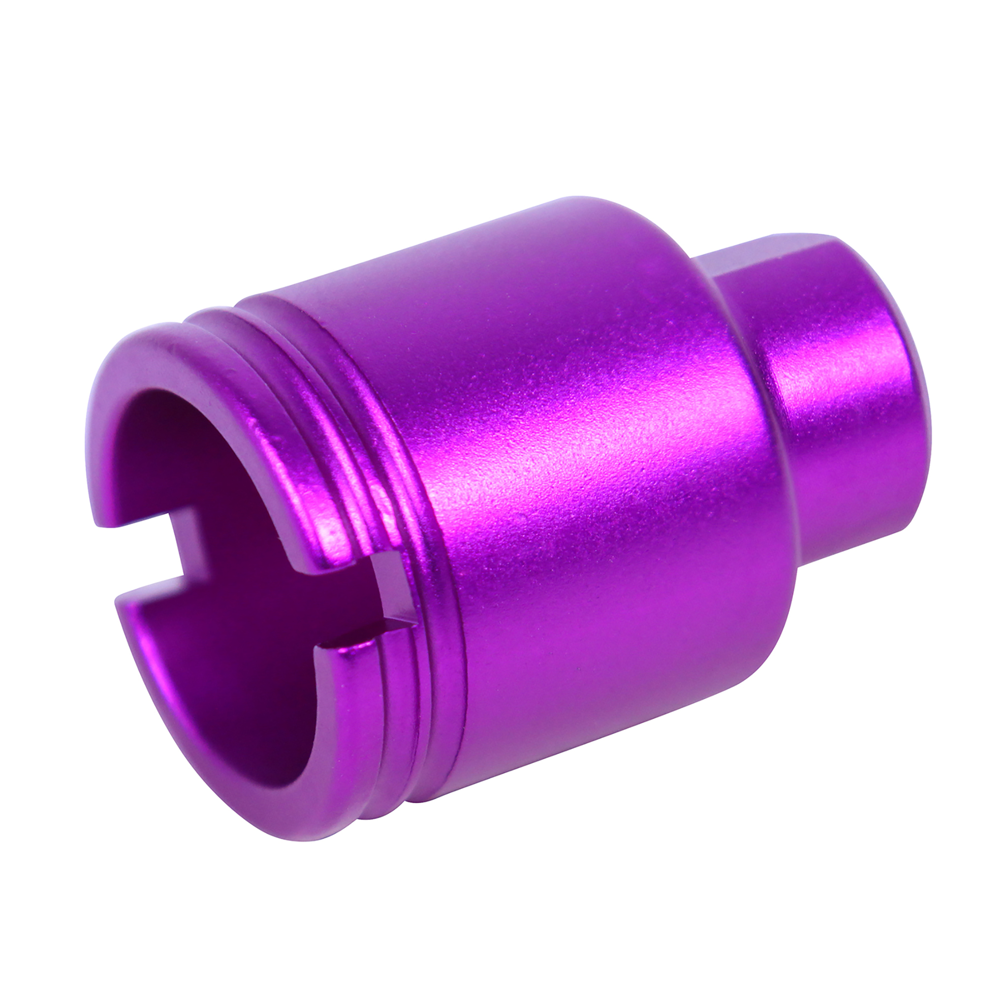 purple-cylinder-flash-can-9mm_tt AR 9mm Stubby Slim Compact Flash Can (Anodized Purple) - Image 1