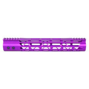 12 Guntec USA Purple M-LOK Handguard with Monolithic Top Rail.