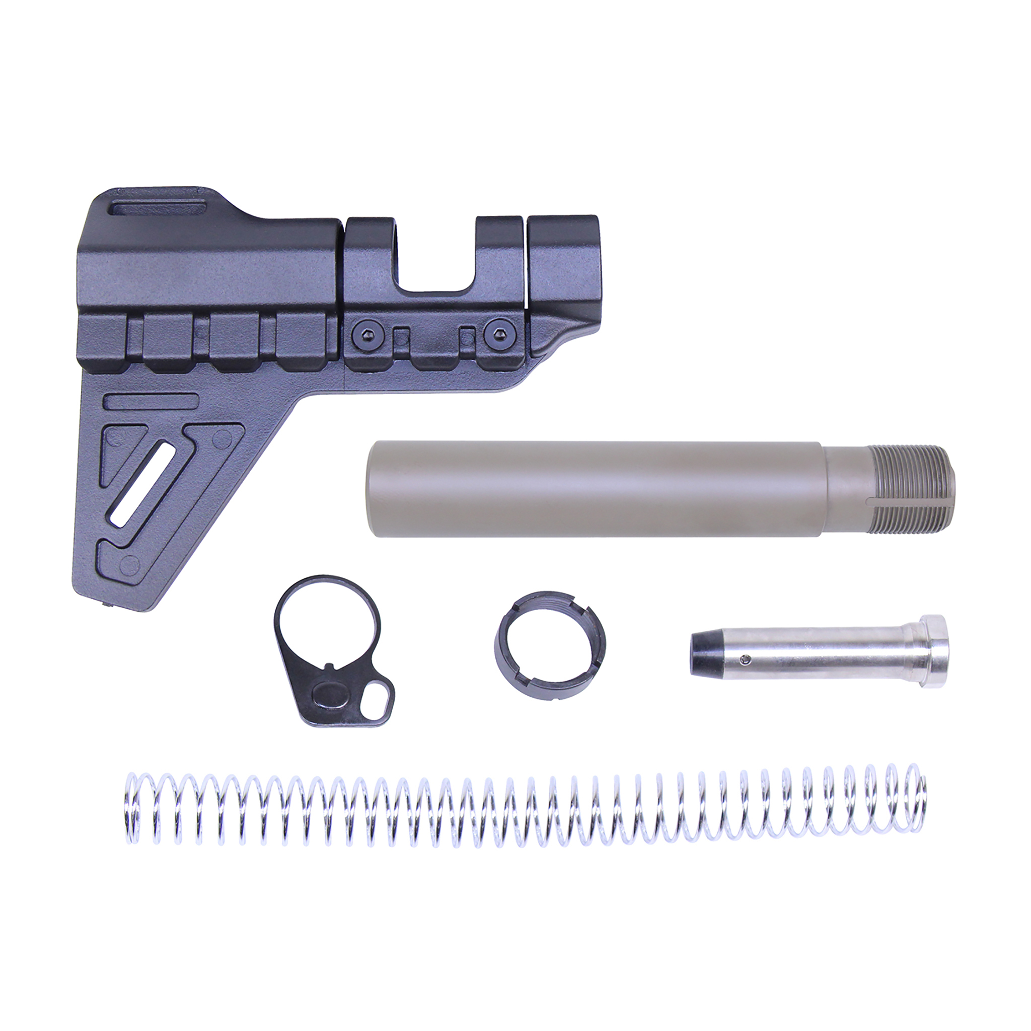 GT-MBPB-FDE_TT AR-15 Micro Breach Pistol Brace Kit (Flat Dark Earth) - Image 1