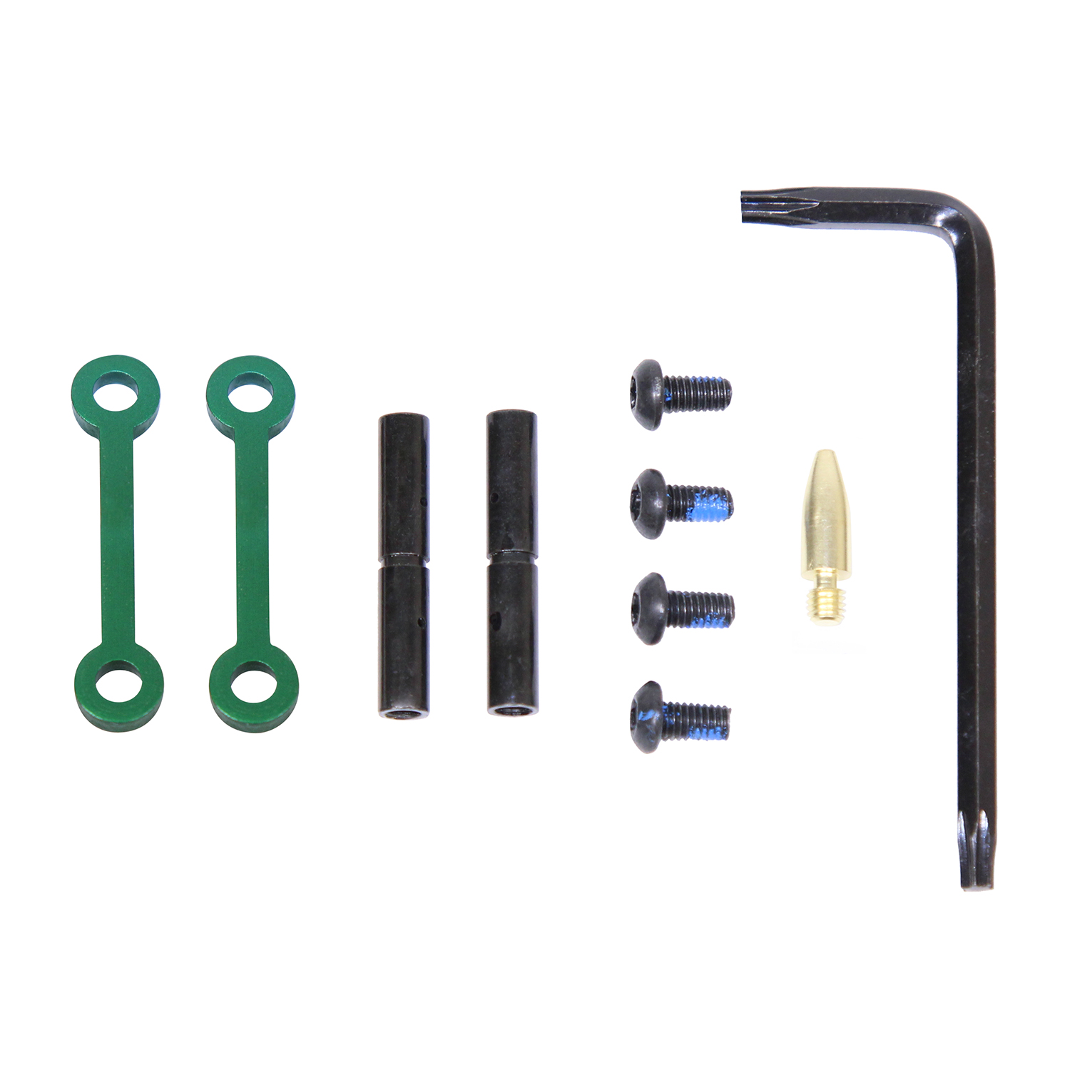 AR-15 Complete Anti-Rotation Trigger/Hammer Pin Set (Anodized Irish Green)