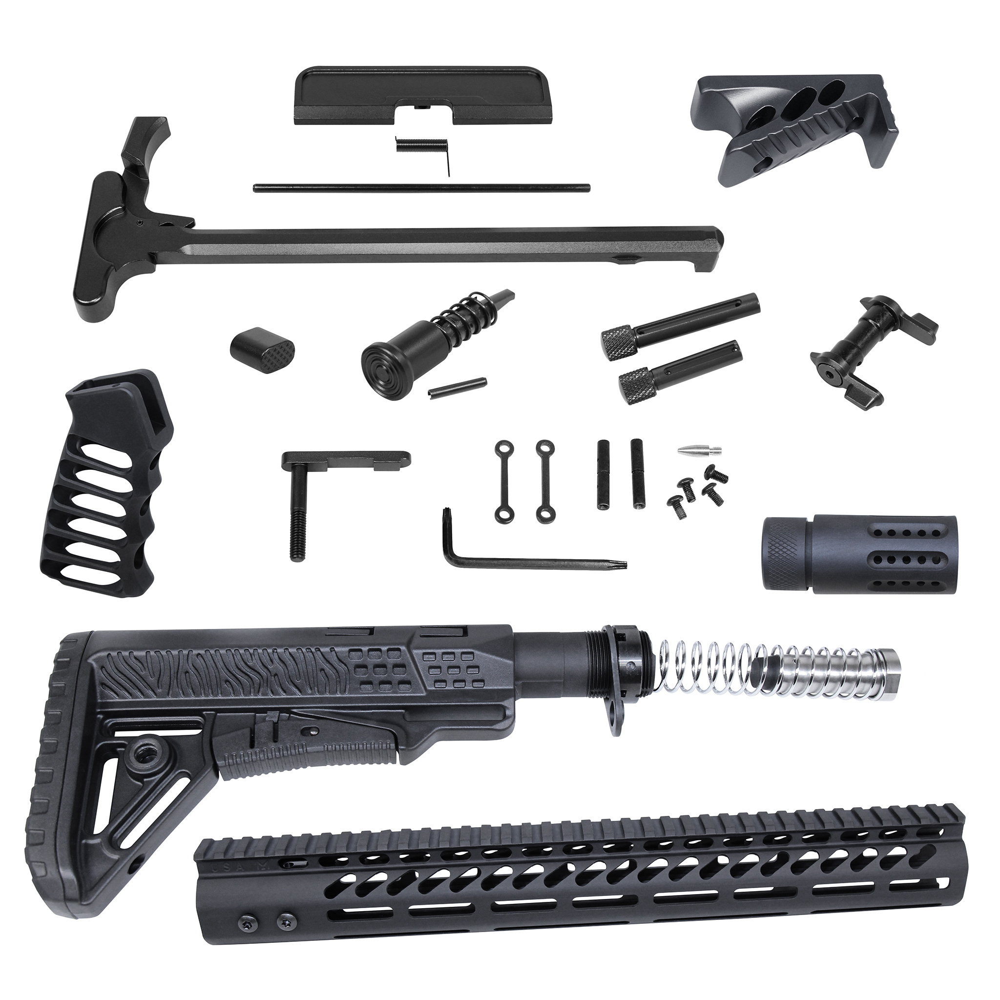 ULT-RK-308-BLACK_TT AR .308 Ultimate Rifle Kit (Anodized Black) - Image 1