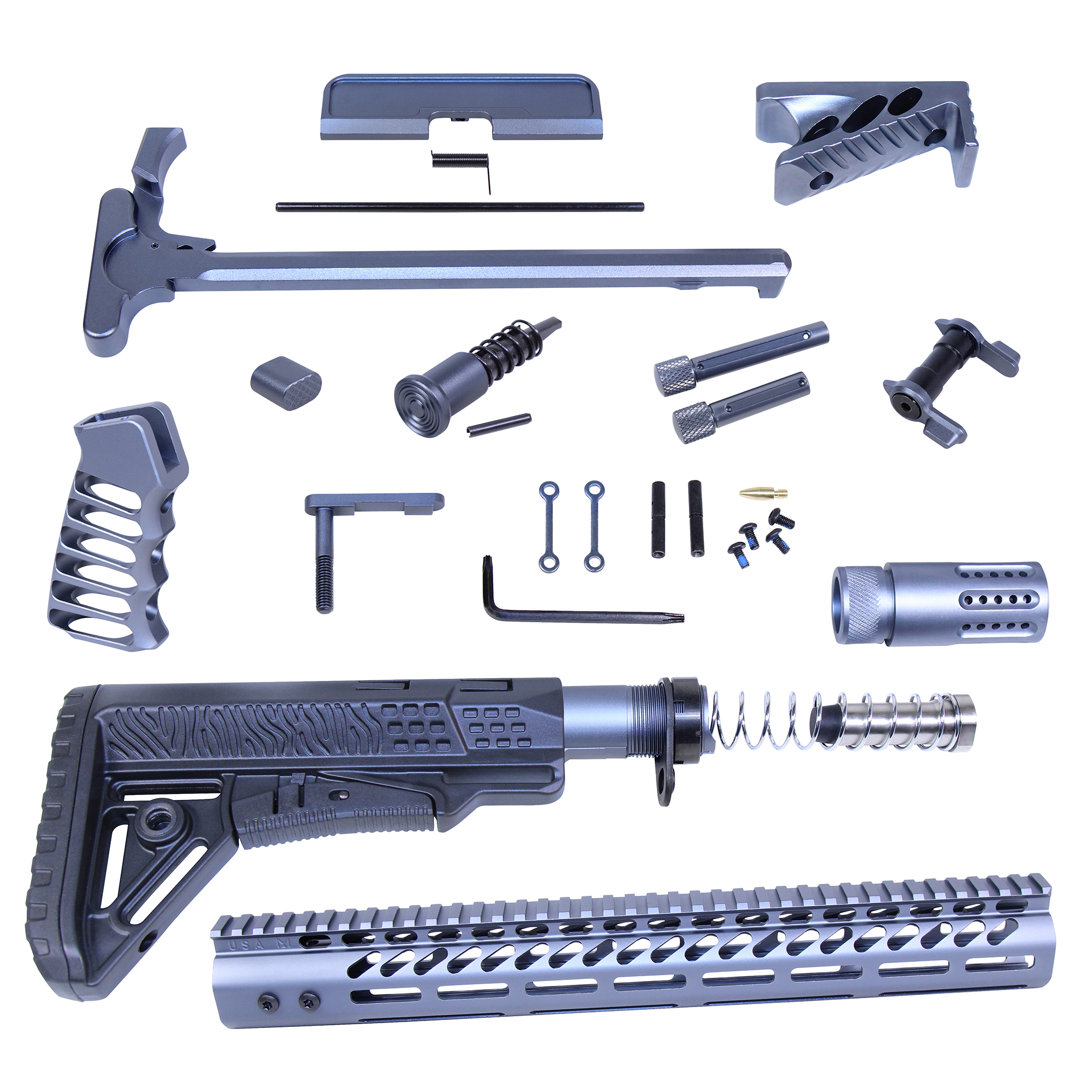 ULT-RK-308-GREY_TT AR .308 Ultimate Rifle Kit (Anodized Grey) - Image 1