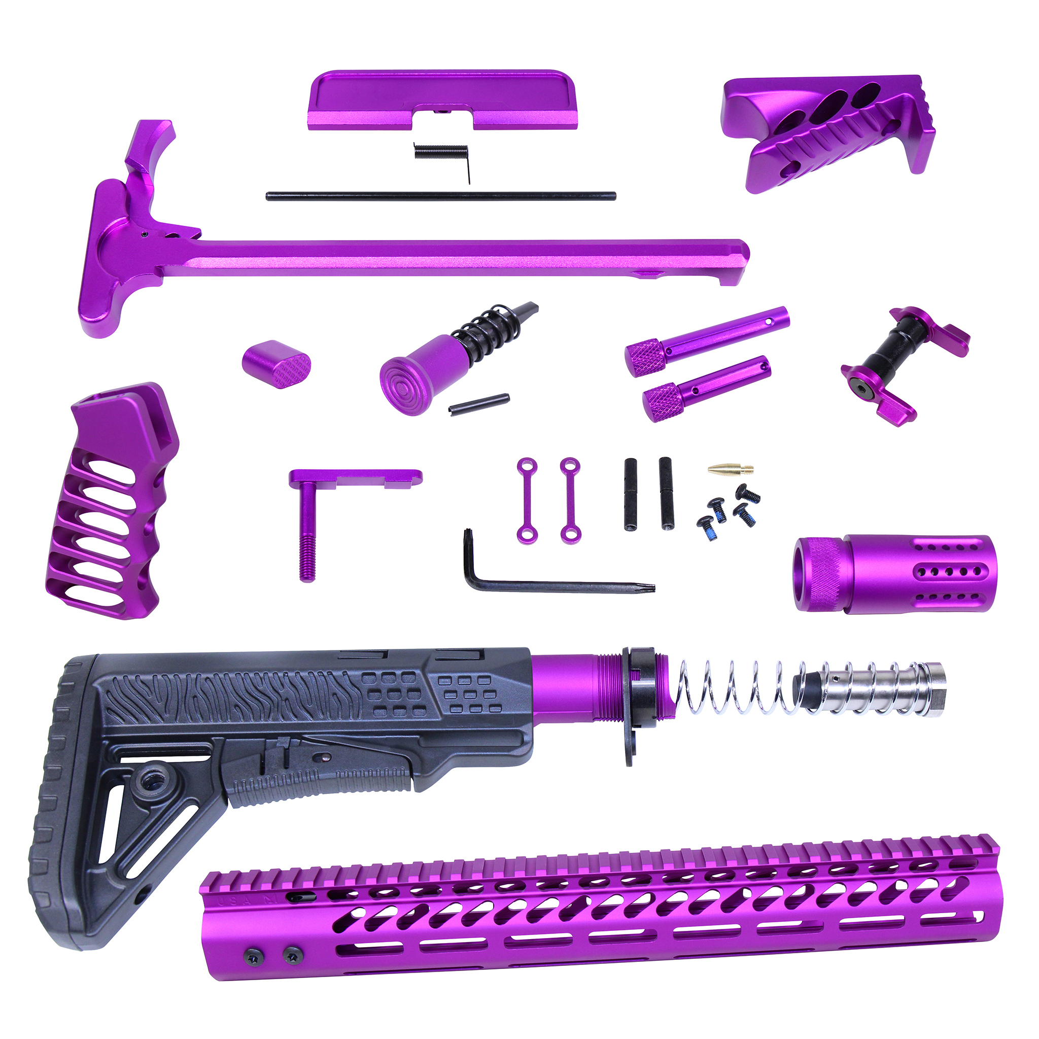 ULT-RK-308-PURPLE_TT AR .308 Ultimate Rifle Kit (Anodized Purple) - Image 1