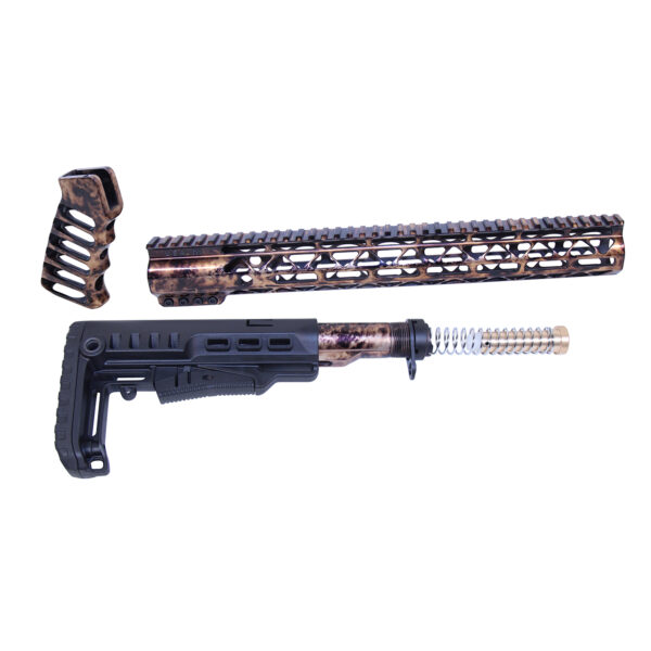 AR-15 AIR-LOK Series Limited Edition Complete Furniture Set (Anodized High Polish Reaper)