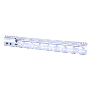 15" MOD LITE Skeletonized  Series M-LOK Free Floating Handguard With Monolithic Top Rail (Anodized Clear)