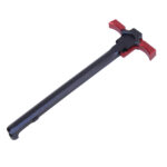 AR-15 Ambidextrous "Quick Engage" Charging Handle (Anodized Black With Red Handles)