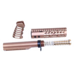 AR-15 7" Pistol Brace Build Kit With Milspec Buffer Tube (Anodized Bronze)