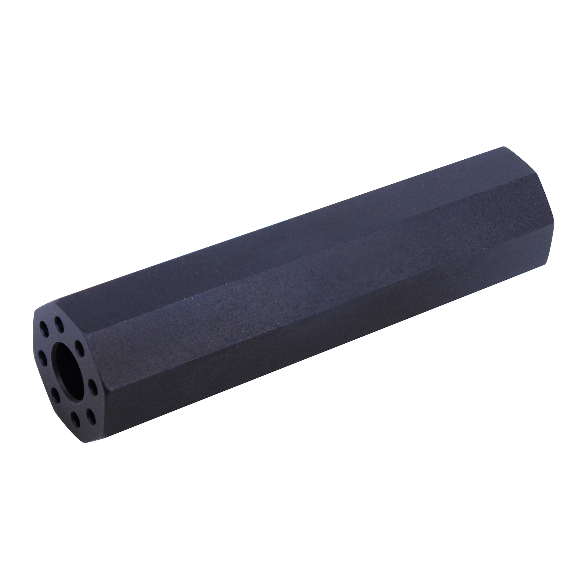 ar308-octagonal-fake-suppressor-black_TT AR .308 Cal 4.5" Octagonal Fake Suppressor (Anodized Black) - Image 1