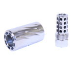 AR 300 Blackout Muzzle Comp With QD Blast Shield (High Polish)