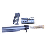 AR-15 pistol brace build kit with buffer tube and rail system components.