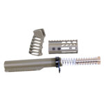 AR-15 Pistol Brace Kit, 4 Brace, Milspec Buffer Tube, Flat Dark Earth.