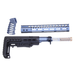 Guntec USA Gold 12-inch AR-15 Ultralight Furniture Set.