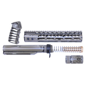 AR-15 10" Limited Edition "Sketch" Pistol Brace Build Kit With Milspec Buffer Tube (Cerakote Flat Dark Earth Sketch)