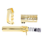 AR-15 Micro Pistol Furniture Set (24 Ct Gold Plated)