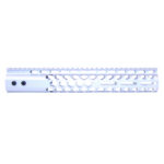 12" Air Lite Series 'Honeycomb' M-LOK Free Floating Handguard With Monolithic Top Rail (Anodized Clear)