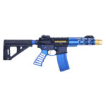 6.75" AIR-LOK Series M-LOK Compression Free Floating Handguard With Monolithic Top Rail (Anodized Blue) - Image 2