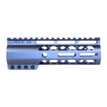 6.75" AIR-LOK Series M-LOK Compression Free Floating Handguard With Monolithic Top Rail (Anodized Grey)