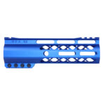 7" AIR-LOK Series M-LOK Compression Free Floating Handguard With Monolithic Top Rail (Gen 2) (Anodized Blue)