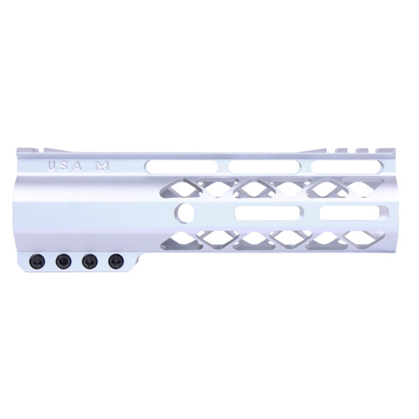 7" AIR-LOK Series M-LOK Compression Free Floating Handguard With Monolithic Top Rail (Gen 2) (Anodized Clear)