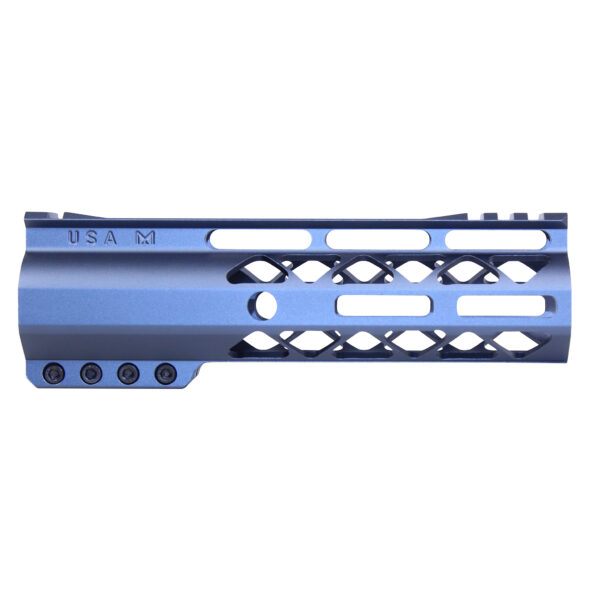 7" AIR-LOK Series M-LOK Compression Free Floating Handguard With Monolithic Top Rail (Gen 2) (Anodized Grey)