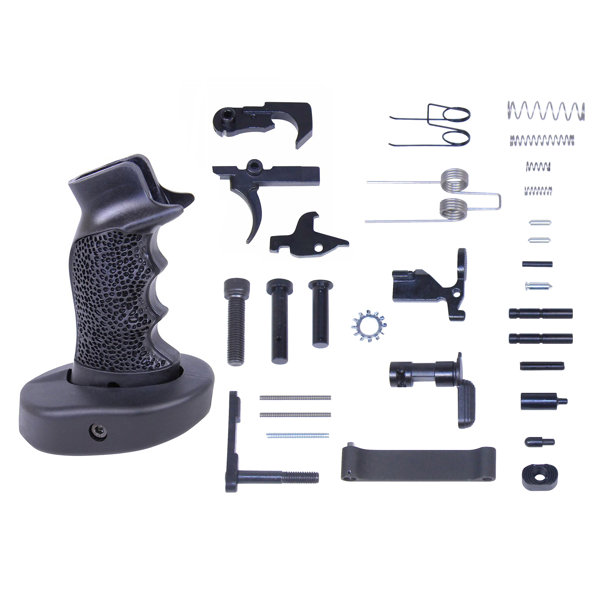 LPK-SNIPER_TT AR-15 Complete Lower Parts Kit With Neoprene Rubber Sniper Grip - Image 1