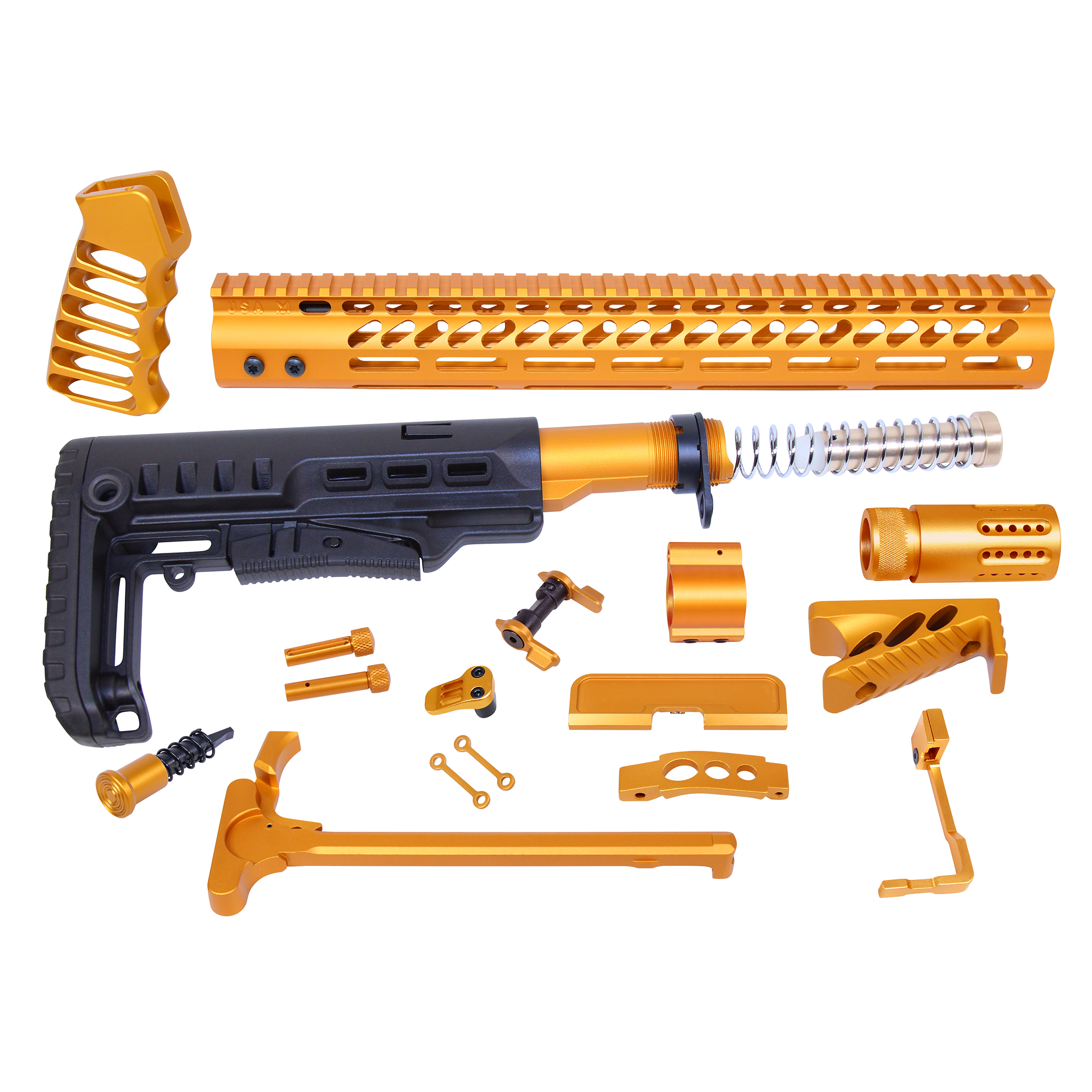 ULT-RK-ORANGE_MCS AR-15 Ultimate Rifle Kit (Anodized Orange) - Image 1