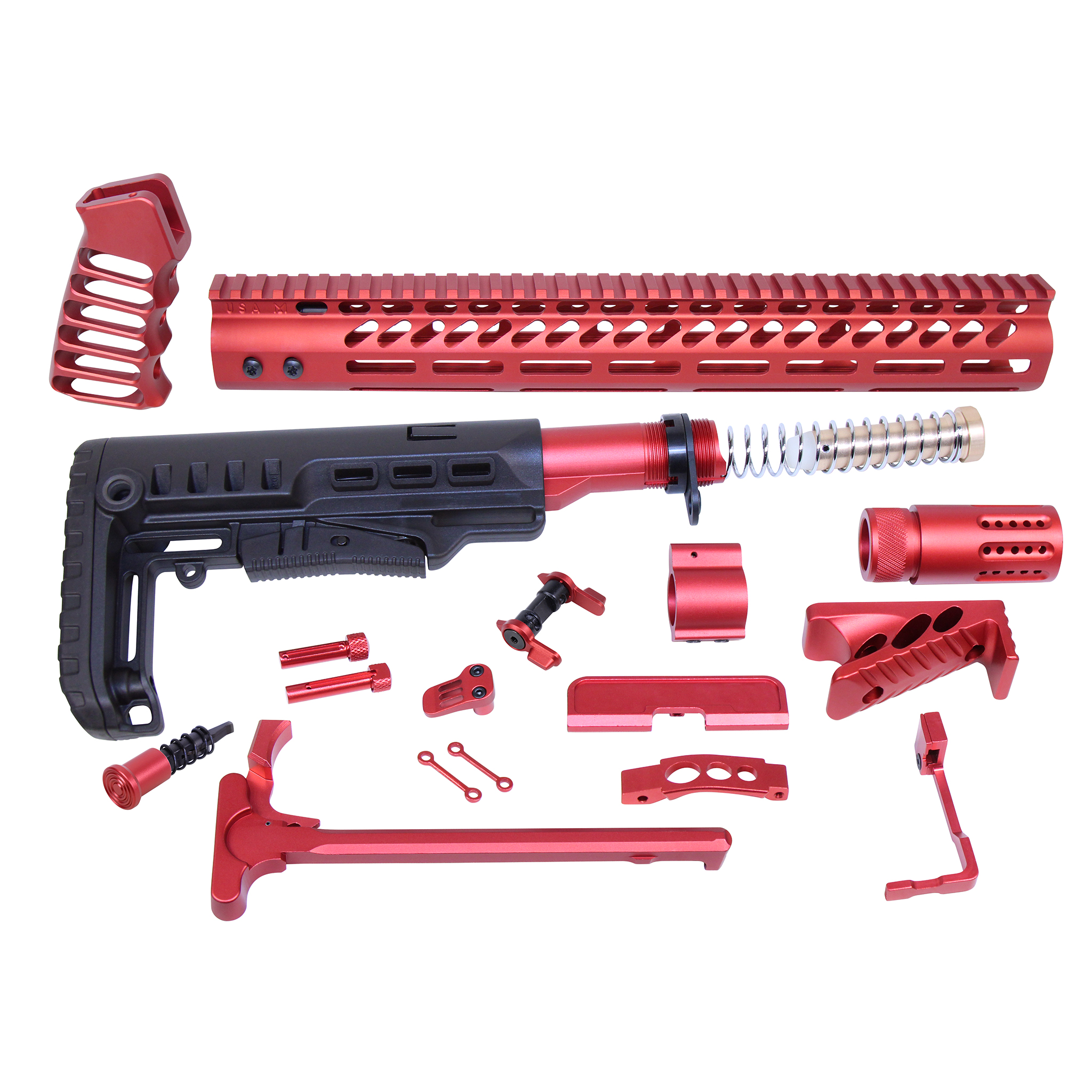ULT-RK-RED_MCS AR-15 Ultimate Rifle Kit (Anodized Red) - Image 1