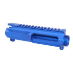 AR-15 5.56 "Slabside" Stripped Billet Upper Receiver (Anodized Blue)