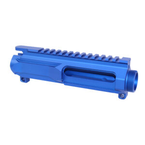 AR-15 5.56 "Slabside" Stripped Billet Upper Receiver (Anodized Blue)