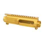 AR-15 5.56 "Slabside" Stripped Billet Upper Receiver (Anodized Gold)