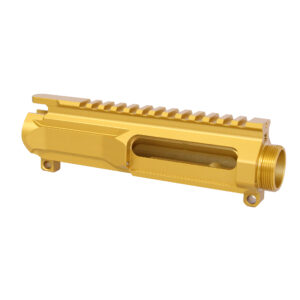 AR-15 5.56 "Slabside" Stripped Billet Upper Receiver (Anodized Gold)