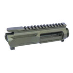 AR-15 5.56 "Slabside" Stripped Billet Upper Receiver (Anodized Green)