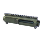 AR-15 5.56 "Slabside" Stripped Billet Upper Receiver (Anodized Green)