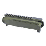 AR-15 5.56 "Slabside" Stripped Billet Upper Receiver (Anodized Green)