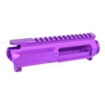 AR-15 5.56 "Slabside" Stripped Billet Upper Receiver (Anodized Purple)